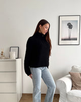 Teddy Sweater Schwarz