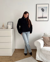 Teddy Sweater Schwarz