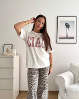 „Ciao“ Tee Weiß/Pink