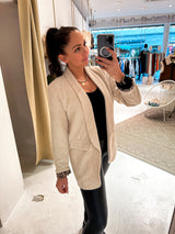 Cord Blazer Beige