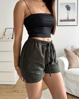 Shorts Basic Dunkelgrün
