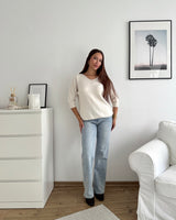 Weicher Strickpullover Beige