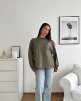 Longsleeve Always Late Olive