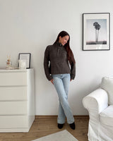 Teddy Sweater Hellbraun