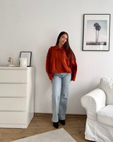 Kunstwildlederjacke Rost