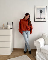 Kunstwildlederjacke Rost