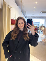 Oversized Blazer Schwarz