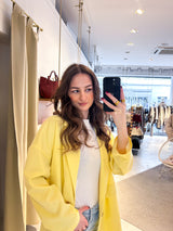 Oversized Blazer Gelb