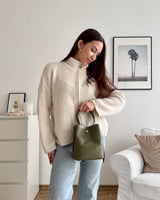 Beuteltasche Olive