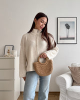 Ibiza Bag aus Bast Camel