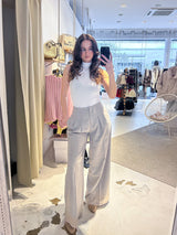 Weite Anzugshose Grau