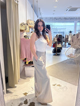 Weite Anzugshose Grau