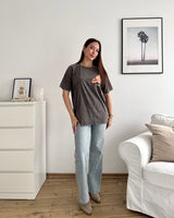 Aperol Tee Dunkelgrau