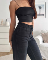 Ballon Barrel Jeans Schwarz