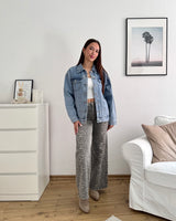 Jeansjacke Mittelblau
