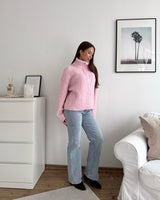 Teddy Halfzip Rosa