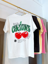 Cherry Tee Weiß