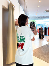 Cherry Tee Weiß