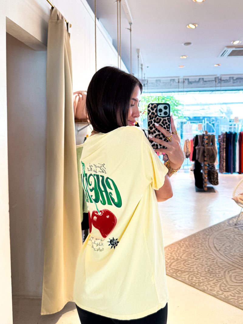 Cherry Tee Gelb
