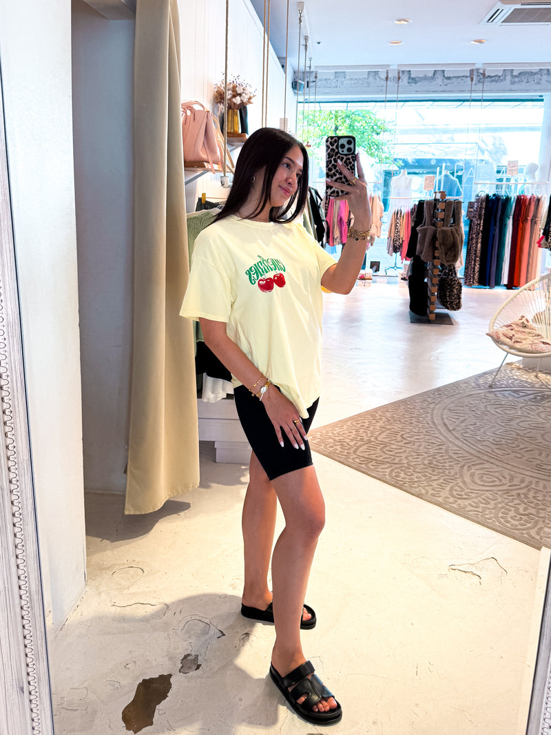 Cherry Tee Gelb