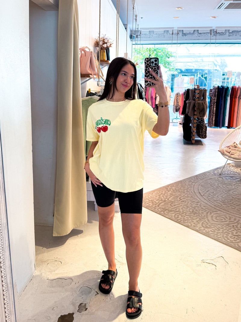 Cherry Tee Gelb