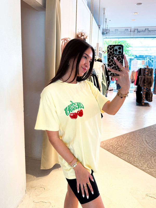 Cherry Tee Gelb