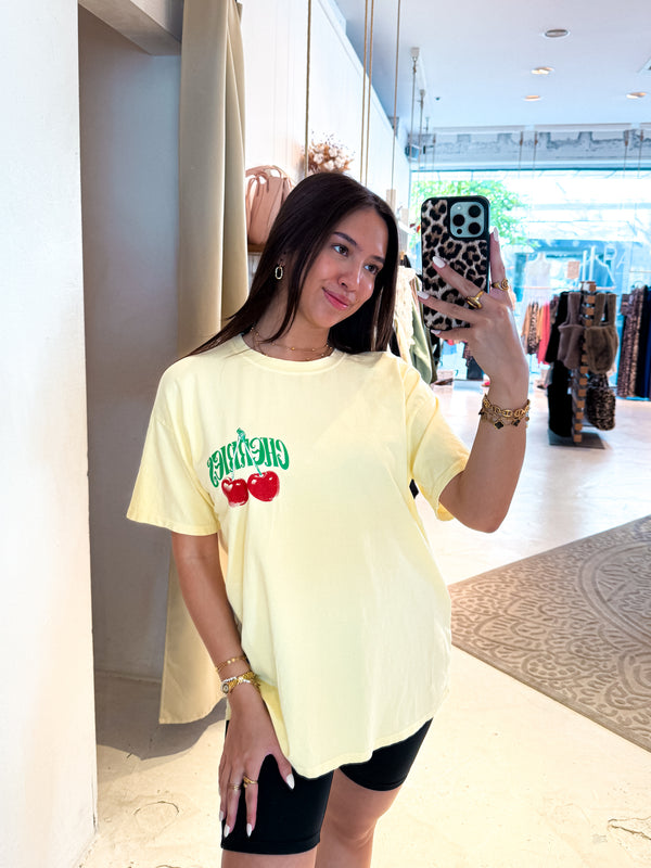 Cherry Tee Gelb