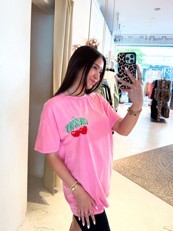 Cherry Tee Pink