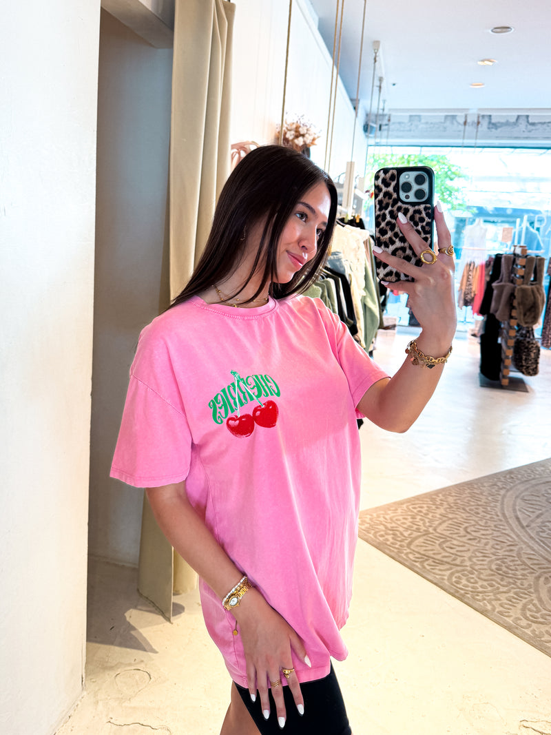 Cherry Tee Pink