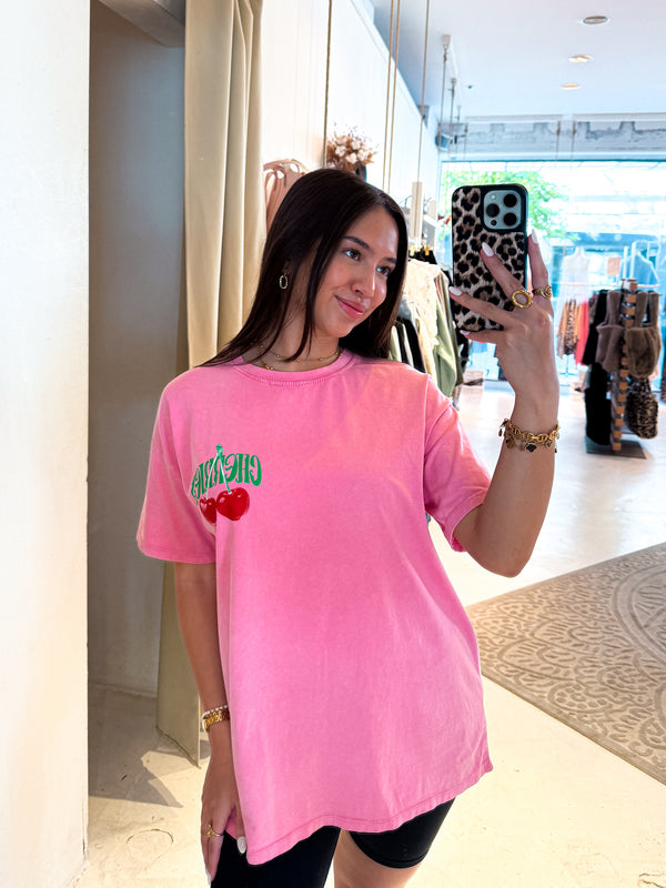 Cherry Tee Pink