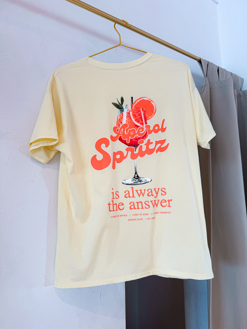 Aperol Tee Gelb