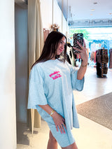 Lillet Wildberry Oversized Tee Hellgrau