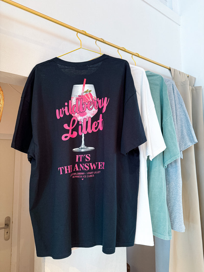Lillet Wildberry Oversized Tee Schwarz
