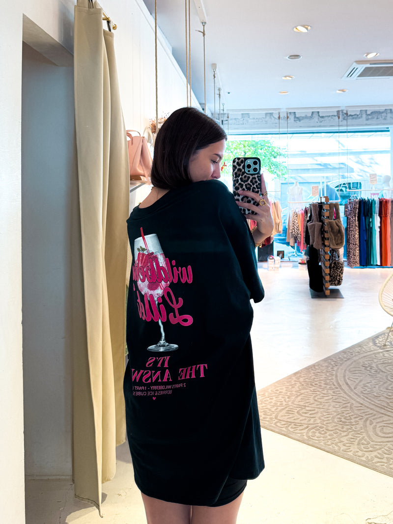 Lillet Wildberry Oversized Tee Schwarz
