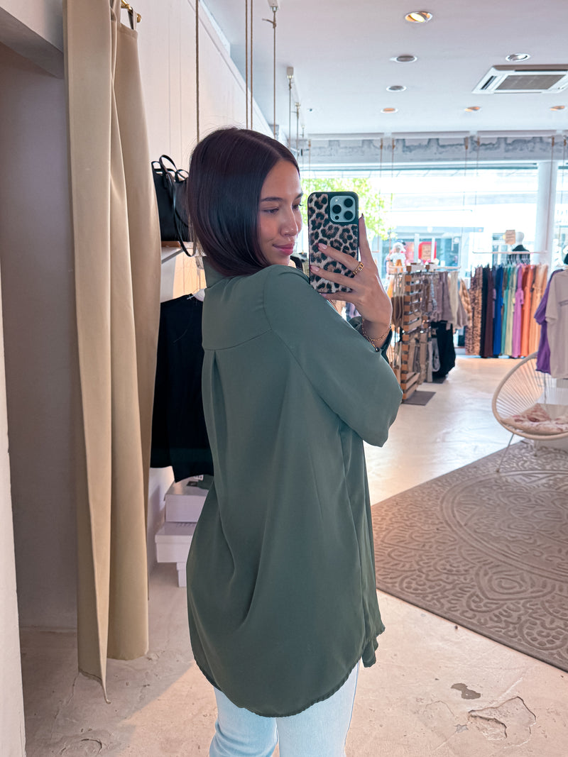 Long Bluse Olive