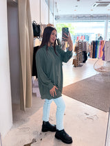 Long Bluse Olive