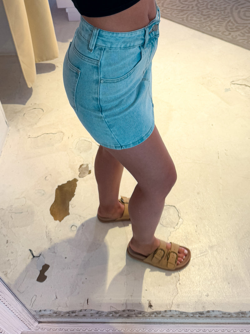 Jeansrock Hellblau