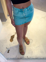 Jeansrock Hellblau