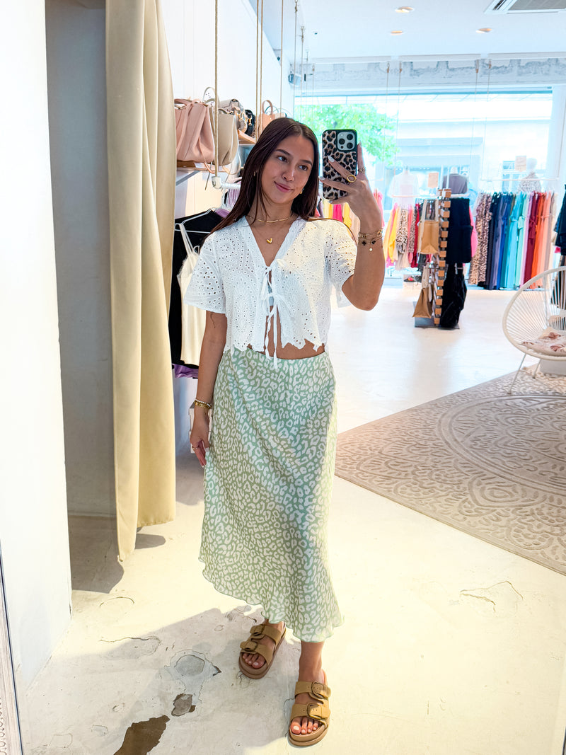Silky Rock mit Leomuster Mint