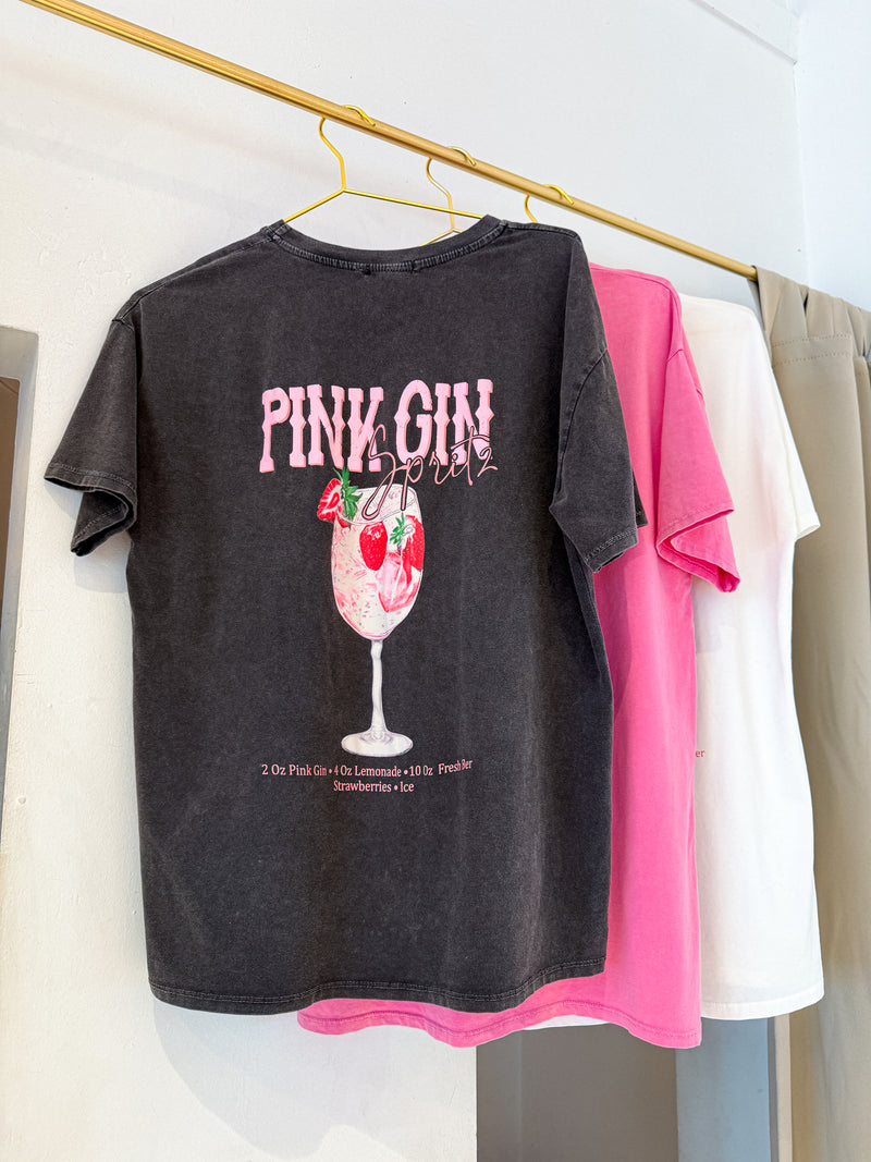Gin Tee Dunkelgrau