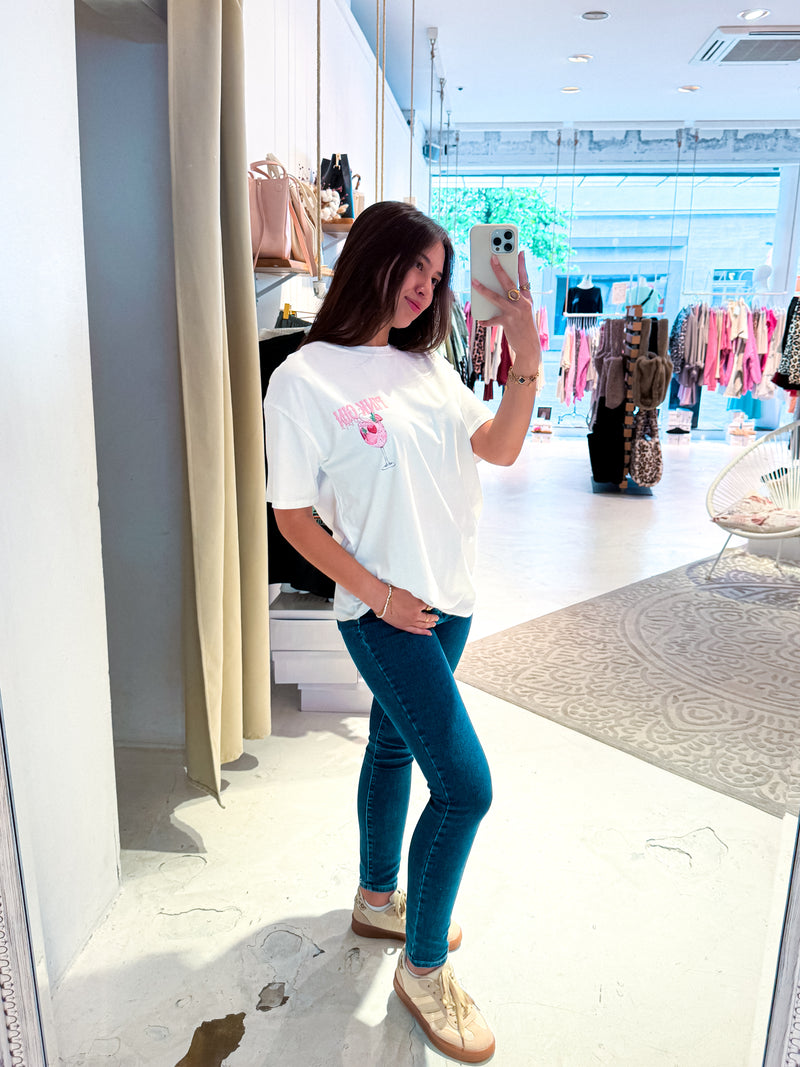 Gin Tee Weiß