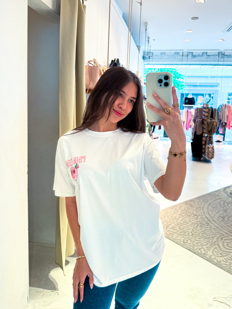 Gin Tee Weiß