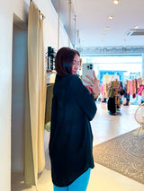 Long Bluse Schwarz
