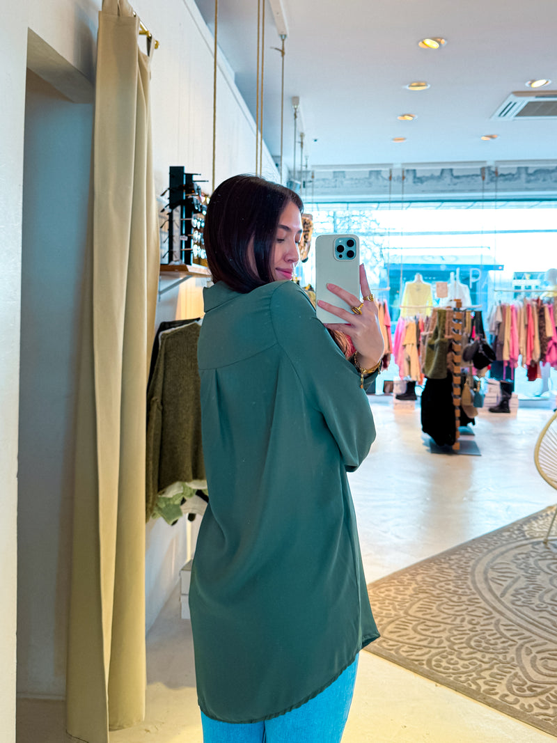 Long Bluse Olive