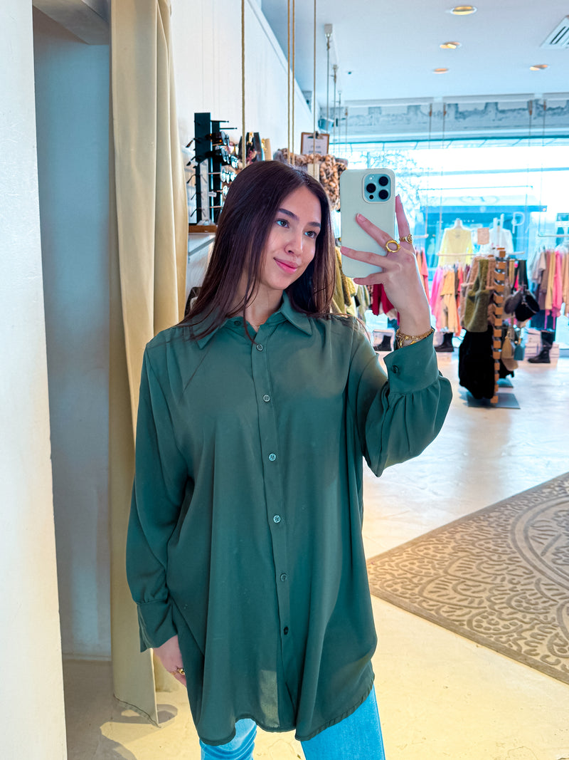 Long Bluse Olive