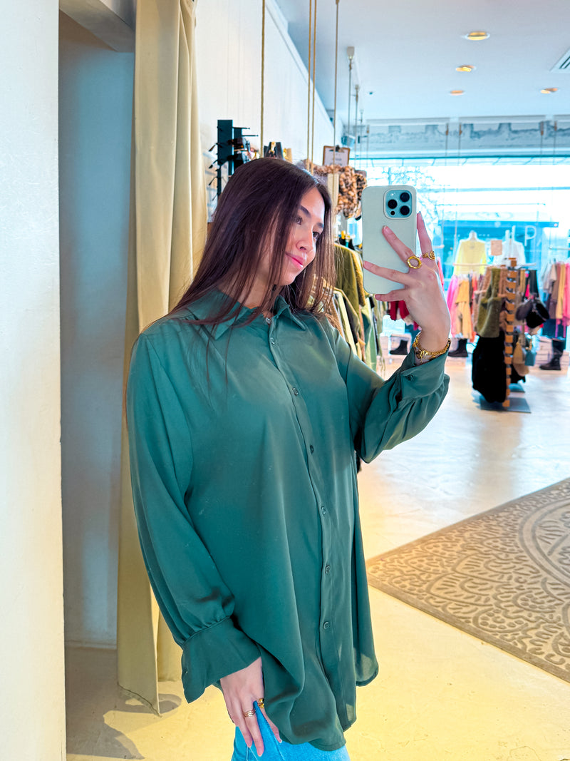 Long Bluse Olive