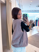Steppweste Taupe