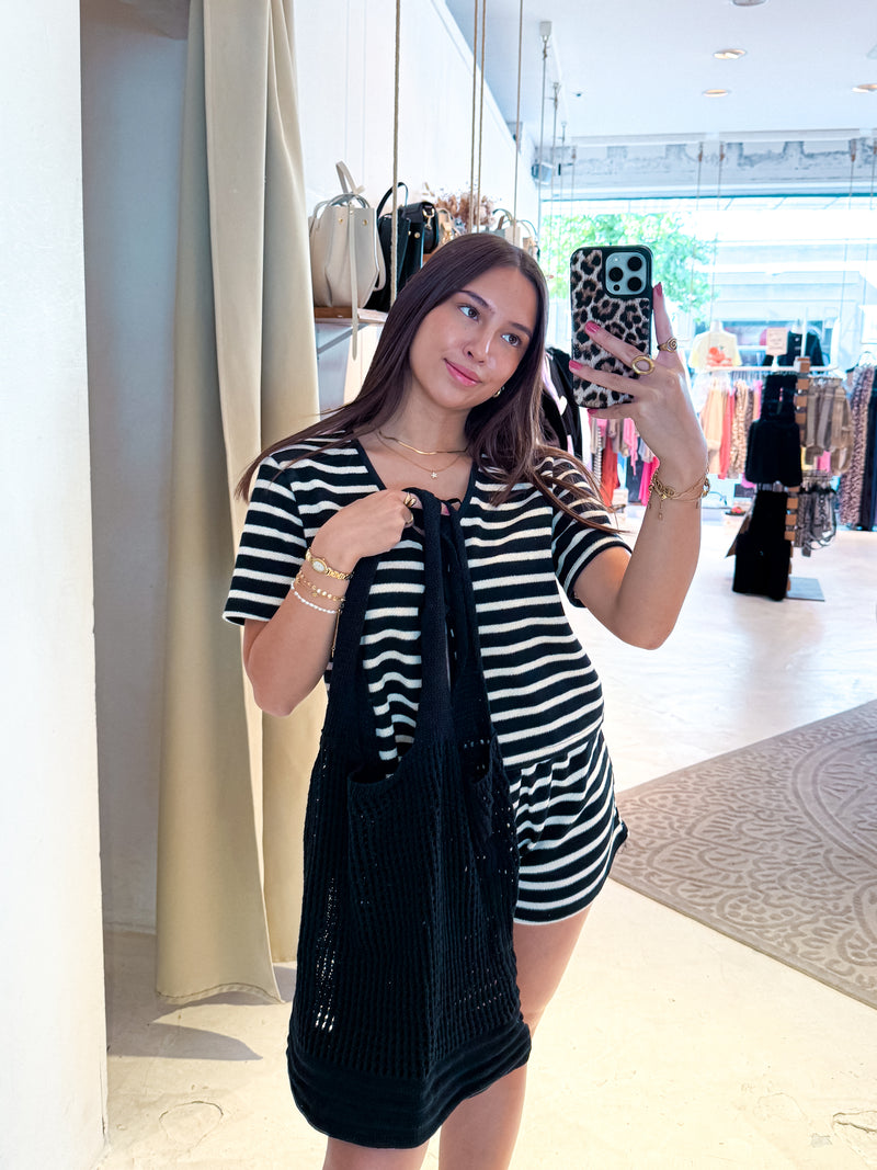 Häkelshopper Basic Schwarz