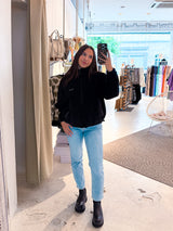 Tamsin Teddy Jacket Black