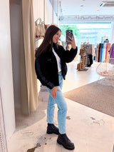 Tamsin Teddy Jacket Black